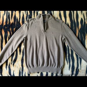 Mens Beige Tommy Hilfiger Turtleneck